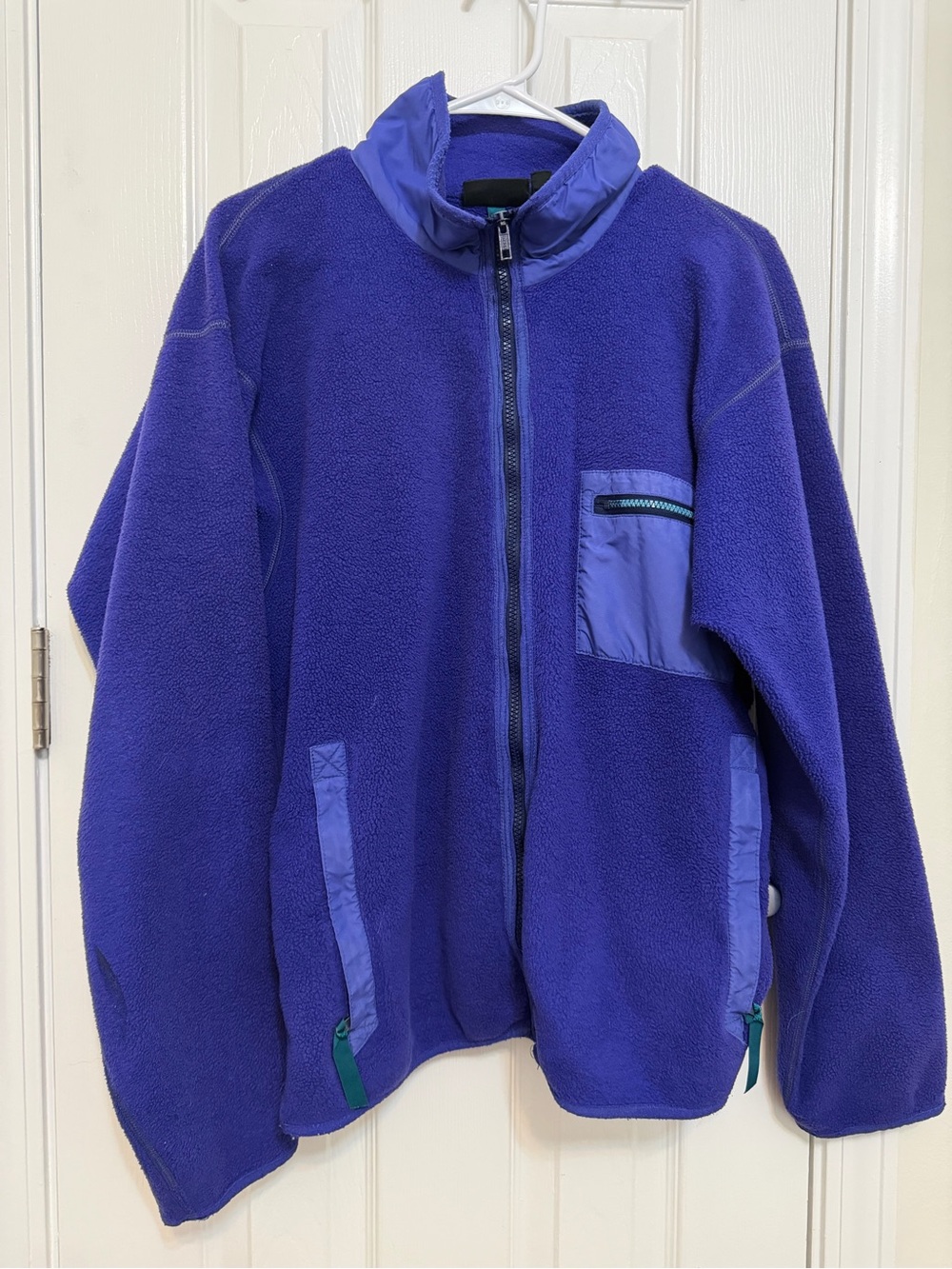 Rare Patagonia Retro Fleece Jacket— Cobalt Blue